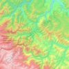 Carte topographique Provincia Nor Yungas, altitude, relief