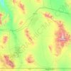 Carte topographique Cochise County, altitude, relief