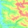 Carte topographique Saint-Vincent-de-Lamontjoie, altitude, relief
