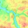 Carte topographique La Charente, altitude, relief