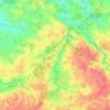 Carte topographique 44650, altitude, relief