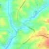 Carte topographique Mill Creek, altitude, relief