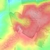 Carte topographique Welsh Mountain Nature Preserve, altitude, relief