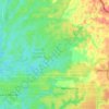 Carte topographique Mbonjo, altitude, relief