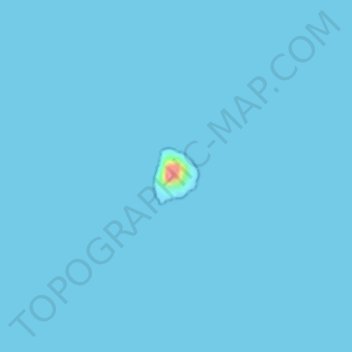 Carte topographique Isola del Toro, altitude, relief
