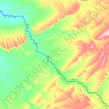 Carte topographique Soy, altitude, relief