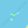 Carte topographique Cauit Island, altitude, relief