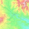 Carte topographique Border Southern Highlands - Western Highlands, altitude, relief