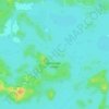Carte topographique Fiji Island, altitude, relief