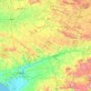 Carte topographique Sierra Morena, altitude, relief