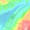 Carte topographique Risk, altitude, relief