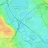 Carte topographique River Lee Flood Relief Channel, altitude, relief