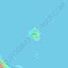 Carte topographique Mānana Island, altitude, relief