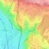 Carte topographique Aile ouest, altitude, relief