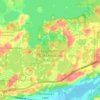 Carte topographique Lake Laurentian Conservation Area, altitude, relief