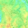Carte topographique Provence Suites, altitude, relief