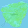 Carte topographique Ilha Mucunandiba, altitude, relief