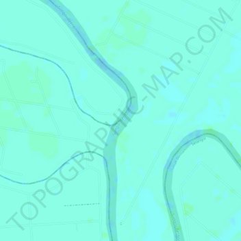 Carte topographique Bernam River, altitude, relief