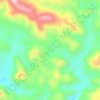 Carte topographique Los Barriles, altitude, relief