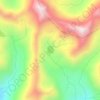 Carte topographique Pitkin Lake, altitude, relief