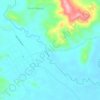 Carte topographique Poleang River, altitude, relief