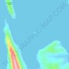 Carte topographique Puro Islet, altitude, relief