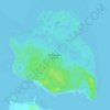 Carte topographique Cahayagan Island, altitude, relief