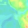 Carte topographique Sheboygan Marsh 2 WP 319 Dam, altitude, relief