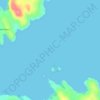 Carte topographique Change Island, altitude, relief