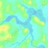 Carte topographique Amphibian Lake, altitude, relief