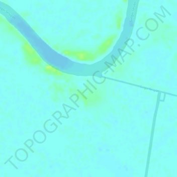 Carte topographique Seruyan River, altitude, relief