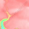Carte topographique Cherry Creek Reservoir, altitude, relief