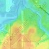 Carte topographique Black Creek Ravines Conservation Area, altitude, relief