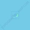 Carte topographique Molokini Shoal Marine Life Conservation District, altitude, relief