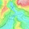 Carte topographique Oued Rhummel, altitude, relief