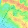 Carte topographique Bassin d'orage, altitude, relief