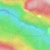 Carte topographique Blue Earth Lake, altitude, relief