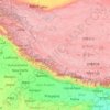 Carte topographique Lower Himalayan Range, altitude, relief