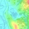 Carte topographique Memramcook Lake, altitude, relief
