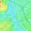 Carte topographique Langgestreckter, talraumprägender Leitenwaldrest mit ansatzweise guter Schichtung, Armbestand, überwiegend Kiefer und Eiche; südlich von Weikershof zwischen Rednitz und der Schwabacher Straße, altitude, relief