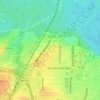Carte topographique Hills of Roanoke, altitude, relief