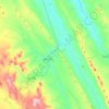 Carte topographique Rio Cochó, altitude, relief