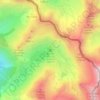 Carte topographique Refuge des Lacs de Vens, altitude, relief