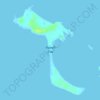 Carte topographique Powell Cay, altitude, relief