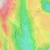 Carte topographique Ruisseau des Morangiès, altitude, relief