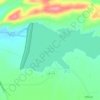Carte topographique Sulphur Creek Reservoir, altitude, relief