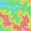 Carte topographique ヤスカ沢, altitude, relief