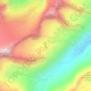 Carte topographique Rinnensee, altitude, relief
