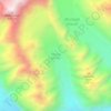 Carte topographique Biange Glacier, altitude, relief