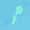 Carte topographique Pooles Island, altitude, relief